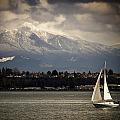 Mt Philchuck and Sailboat